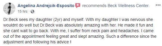 Beck Wellness Center in Toms River NJ Patient Testimonial