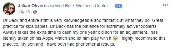 Beck Wellness Center in Toms River NJ Patient Testimonial